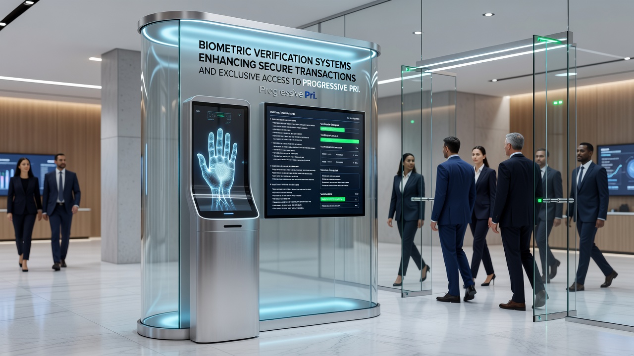 Mobile screen displaying access granted to a progressive prize event after successful biometric scan in a gaming application