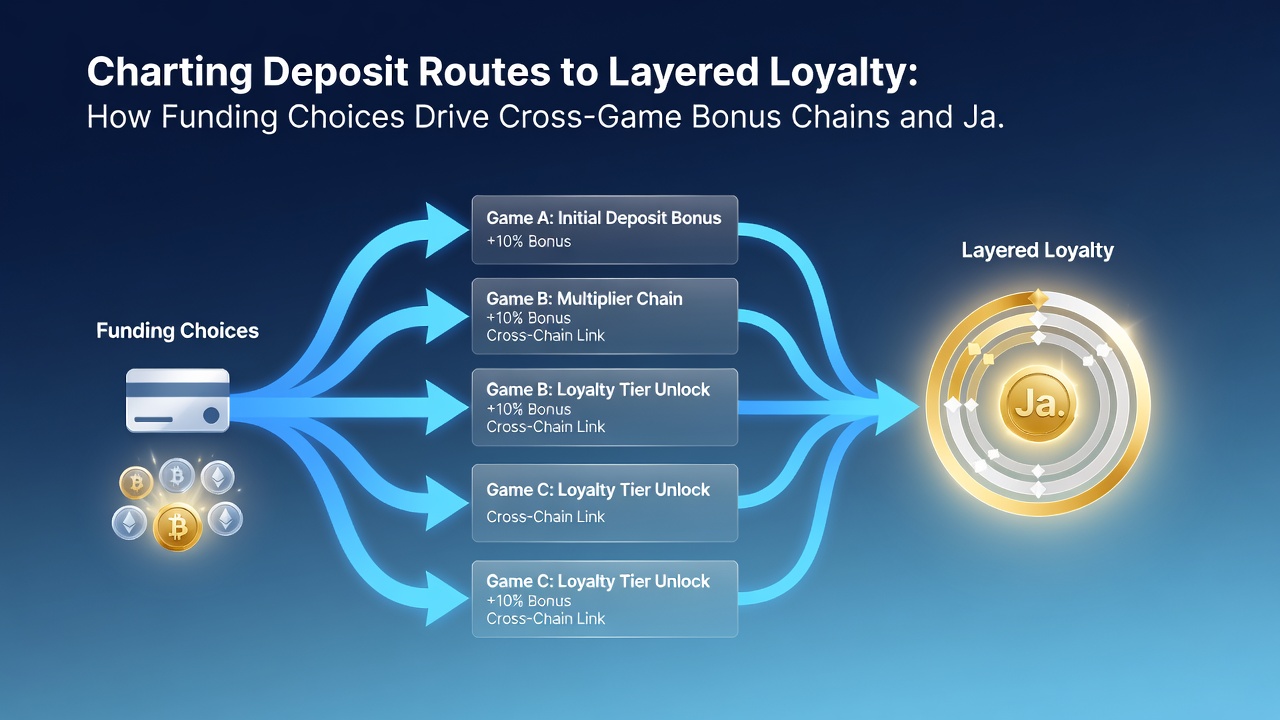 Smartphone displaying layered loyalty rewards and jackpot eligibility indicators linked to deposit history