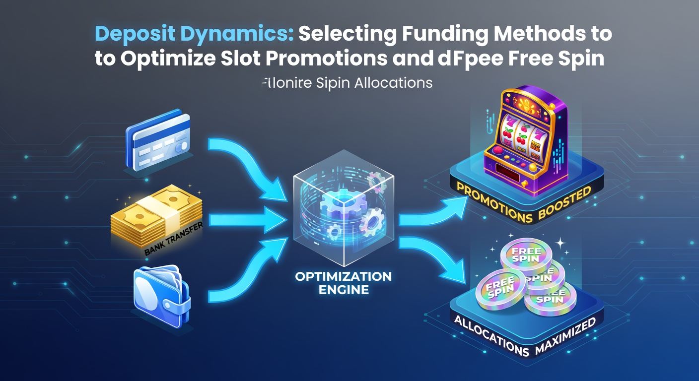 Illustration of various deposit methods like cards, e-wallets, and crypto icons linking to slot reels and bonus explosions