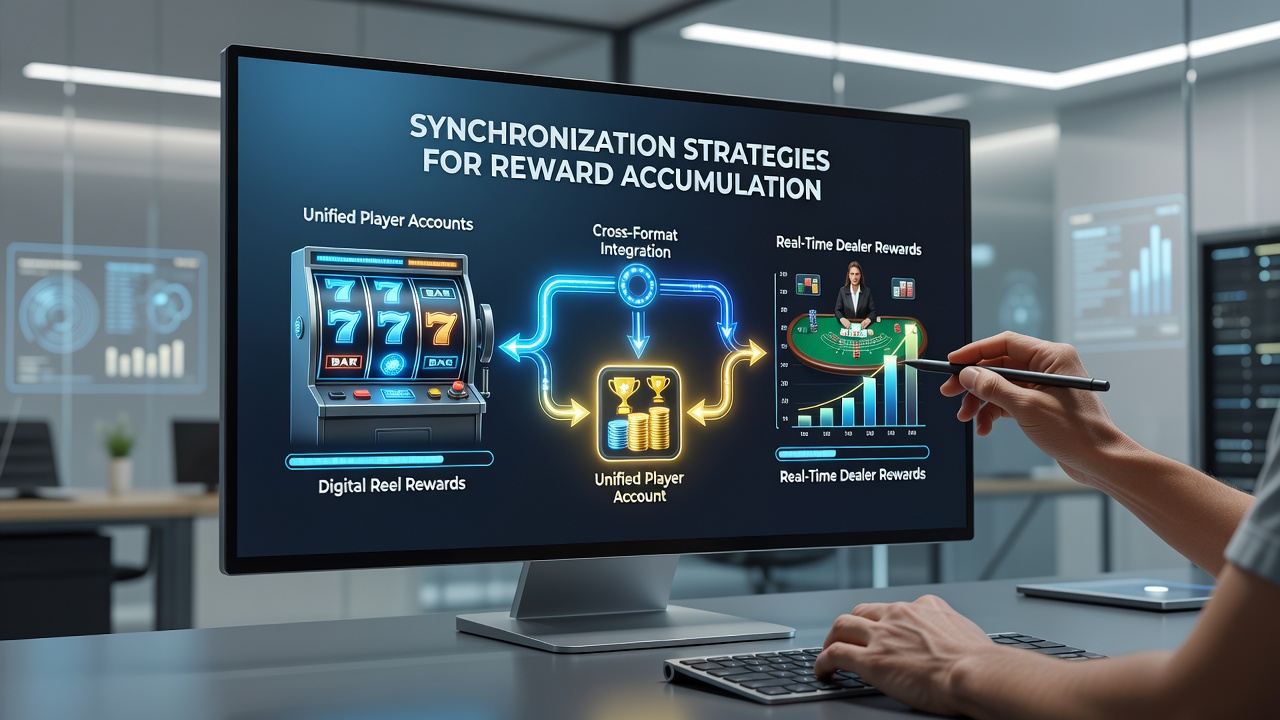 Examining synchronization strategies for reward accumulation across digital reel and real-time dealer formats in unified player accounts