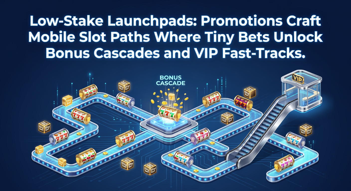 Mobile slot screen showing low-stake bet triggering a cascade of bonus features and VIP progress bar