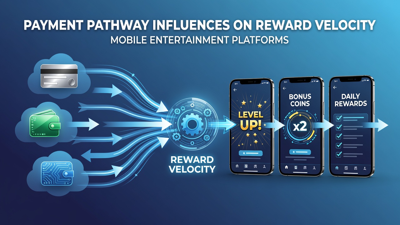 Mobile payment interface showing various funding options on an entertainment app screen