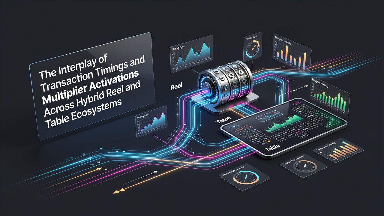 Data visualization of multiplier activation timelines across reel and table game transitions